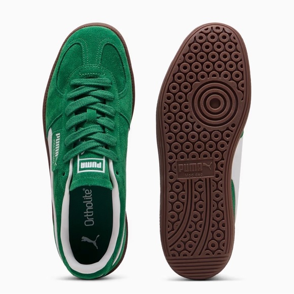 NIB Puma Palermo Green Suede Sneakers Kids 7/Womens 8.5 - Picture 5 of 9